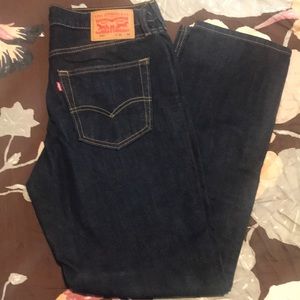 Levi’s dark blue jeans